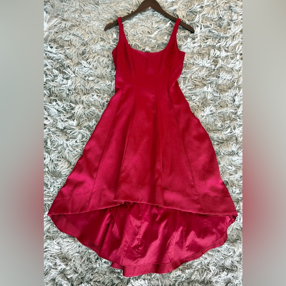 Red Formal High-Low Dress